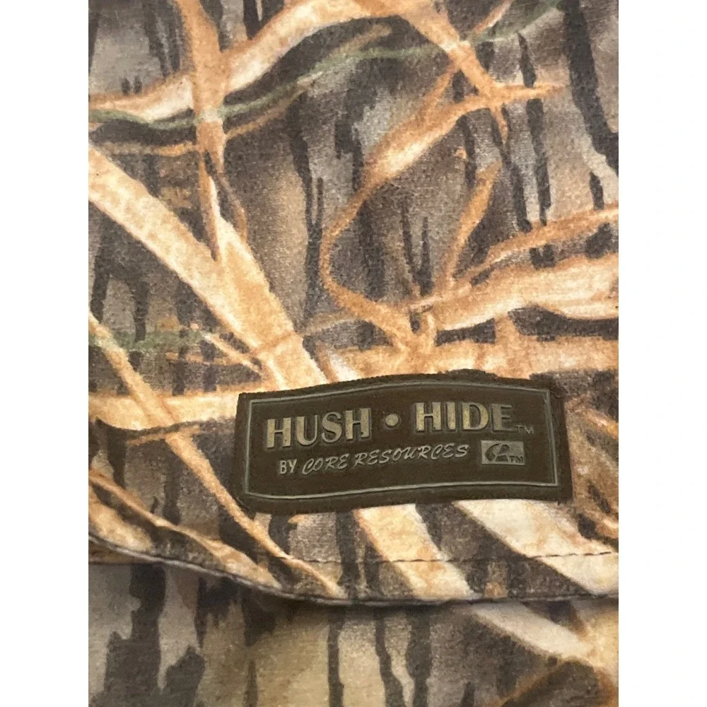 Hush‎ Hide Mossy Oak Shadow Grass Camo Hunting Jacket Mens L Core Resources